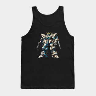 Epic Mecha Showdown T-Shirt: Anime Giant Robot Battle Tee Tank Top